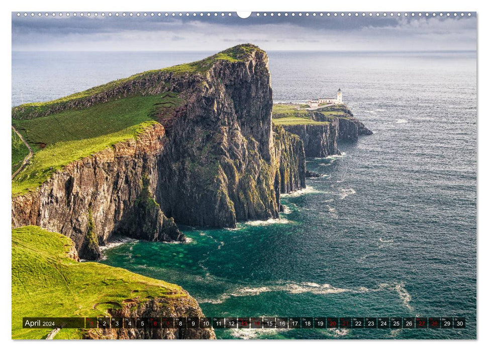 Ecosse : Le nord rude de la Grande-Bretagne (Calendrier mural CALVENDO 2024) 