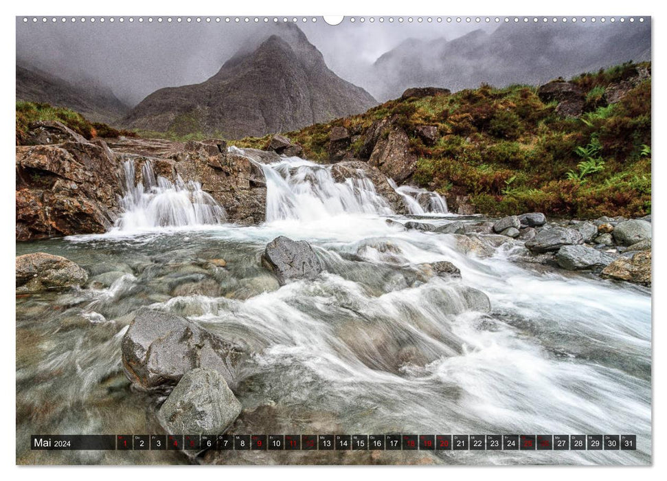 Ecosse : Le nord rude de la Grande-Bretagne (Calendrier mural CALVENDO 2024) 