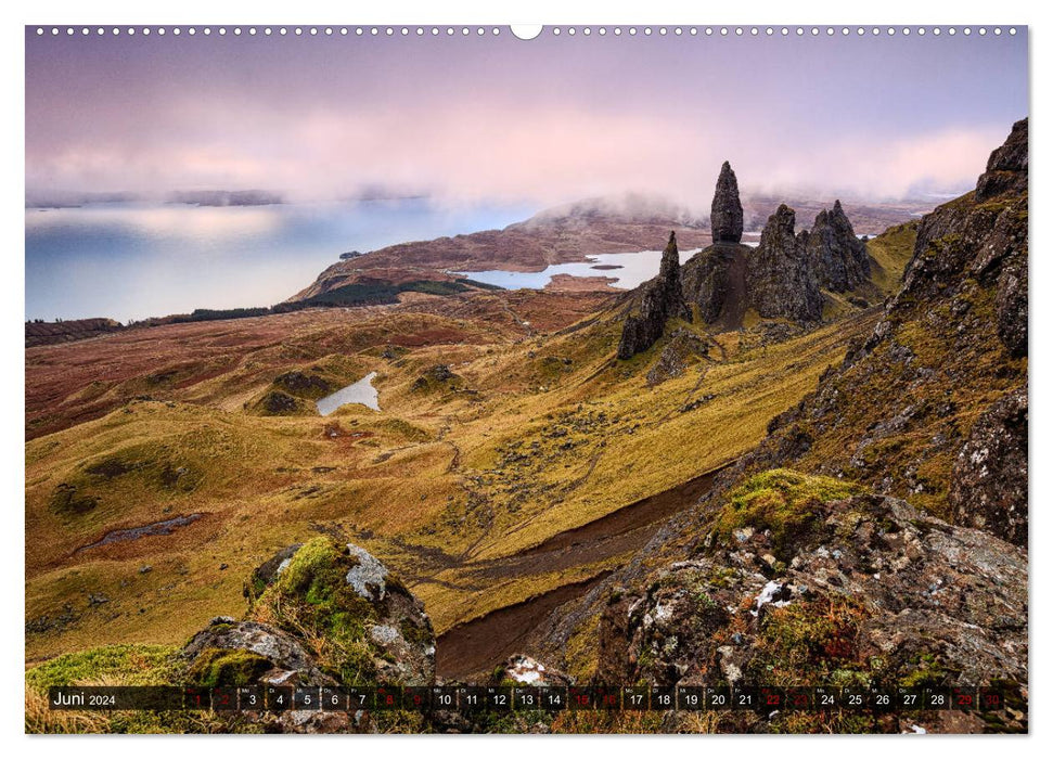 Ecosse : Le nord rude de la Grande-Bretagne (Calendrier mural CALVENDO 2024) 