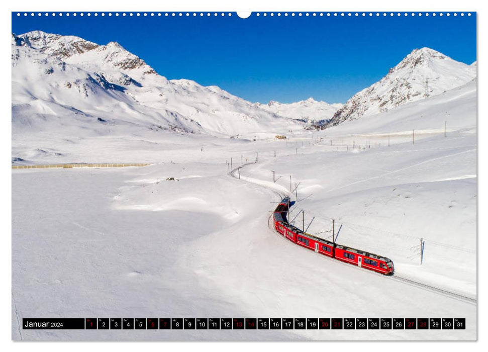 Schweizer Luftbilder (CALVENDO Premium Wandkalender 2024)
