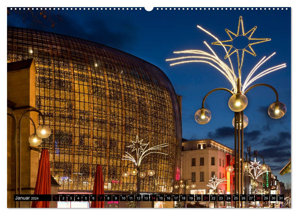 COLOGNE pour les noctambules (Calendrier mural CALVENDO 2024) 