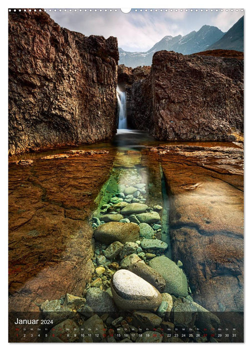 Écosse : Highlands et l'île de Skye (calendrier mural CALVENDO 2024) 