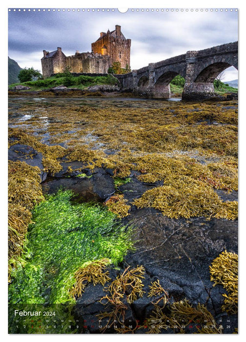 Écosse : Highlands et l'île de Skye (calendrier mural CALVENDO 2024) 