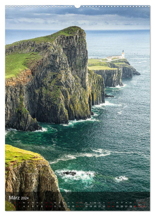 Schottland: Highlands und die Isle of Skye (CALVENDO Wandkalender 2024)