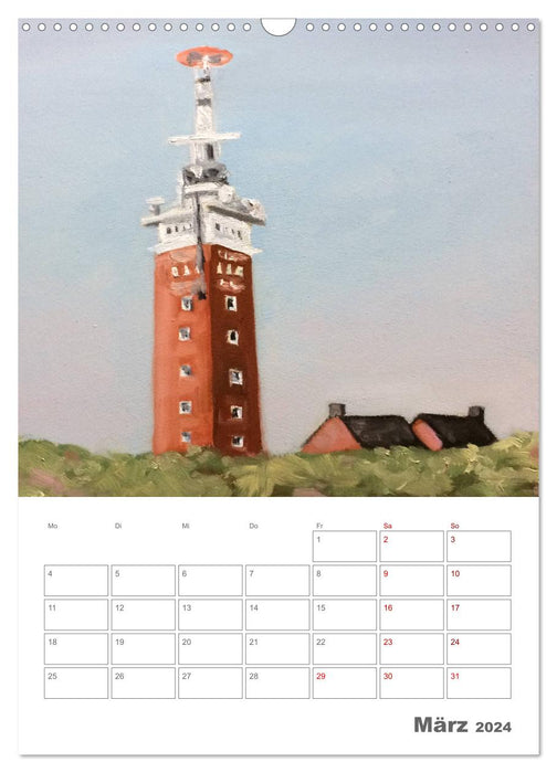 Helgoland pittoresque (calendrier mural CALVENDO 2024) 