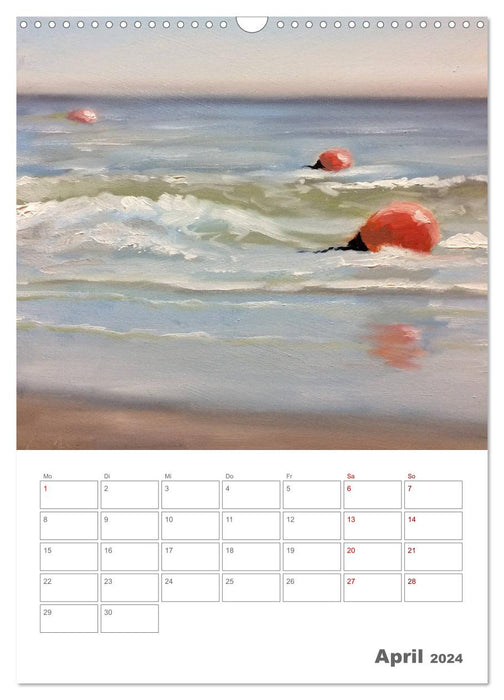 Helgoland pittoresque (calendrier mural CALVENDO 2024) 