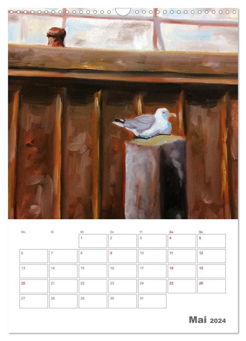 Helgoland pittoresque (calendrier mural CALVENDO 2024) 