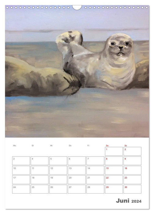 Malerisches Helgoland (CALVENDO Wandkalender 2024)