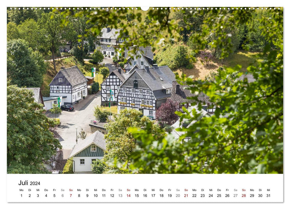 Wunderbares und wanderbares Westfeld-Ohlenbach (CALVENDO Premium Wandkalender 2024)