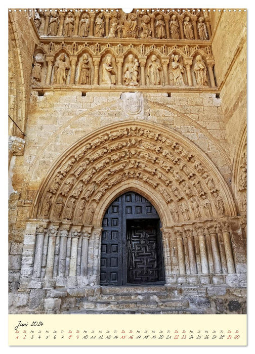 Buen Camino - Sur le chemin de Saint-Jacques - Camino Francés (Calvendo Premium Wall Calendar 2024) 