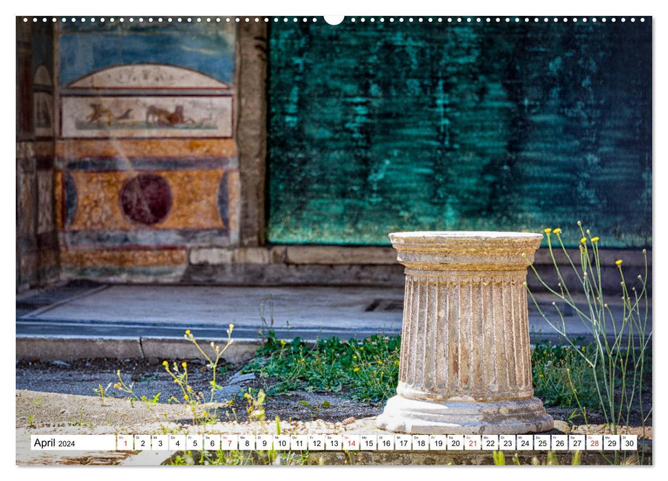 Versteinerte Stadt Pompeji (CALVENDO Premium Wandkalender 2024)