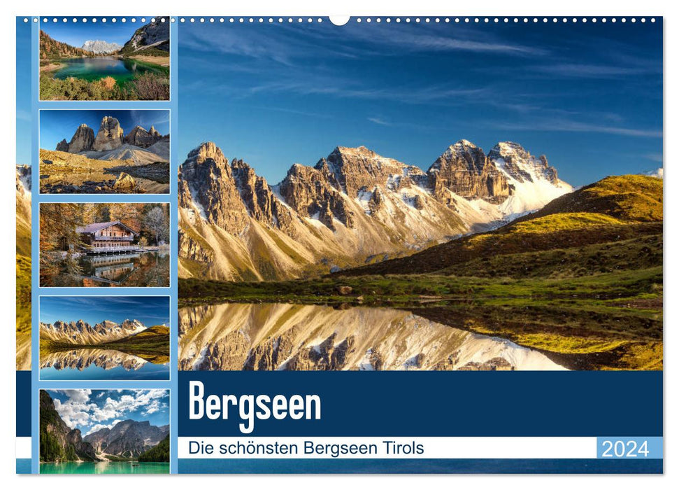 Tiroler Bergseen (CALVENDO Wandkalender 2024)