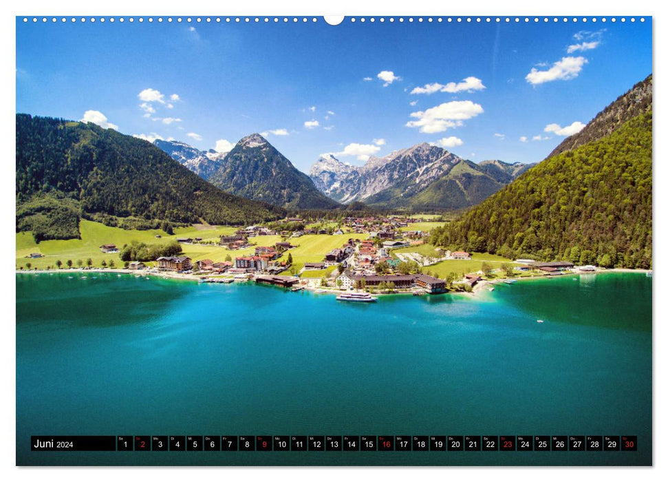 Lacs de montagne tyroliens (calendrier mural CALVENDO 2024) 