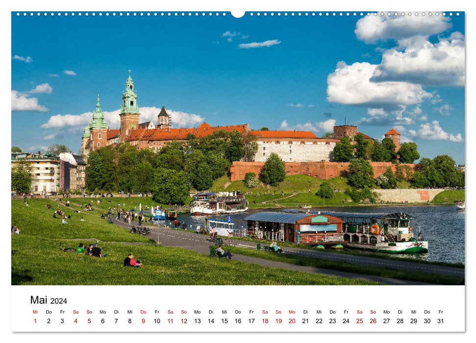 Krakau - die schönste Stadt Polens (CALVENDO Premium Wandkalender 2024)