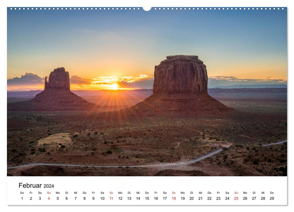 Sud-Ouest des USA - Paysages à couper le souffle (Calendrier mural CALVENDO 2024) 