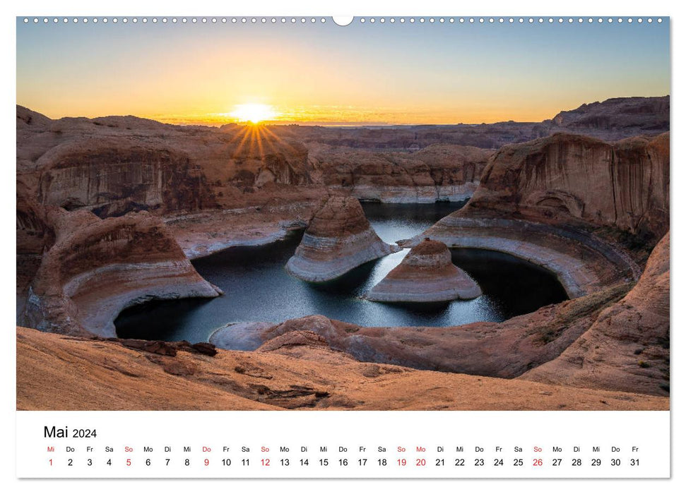 Sud-Ouest des USA - Paysages à couper le souffle (Calendrier mural CALVENDO 2024) 