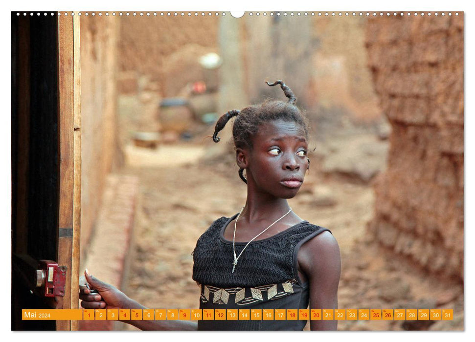 Westafrika Menschen 2024 (CALVENDO Wandkalender 2024)