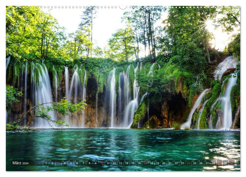 Croatie - Paysages de la Méditerranée (Calvendo Premium Wall Calendar 2024) 