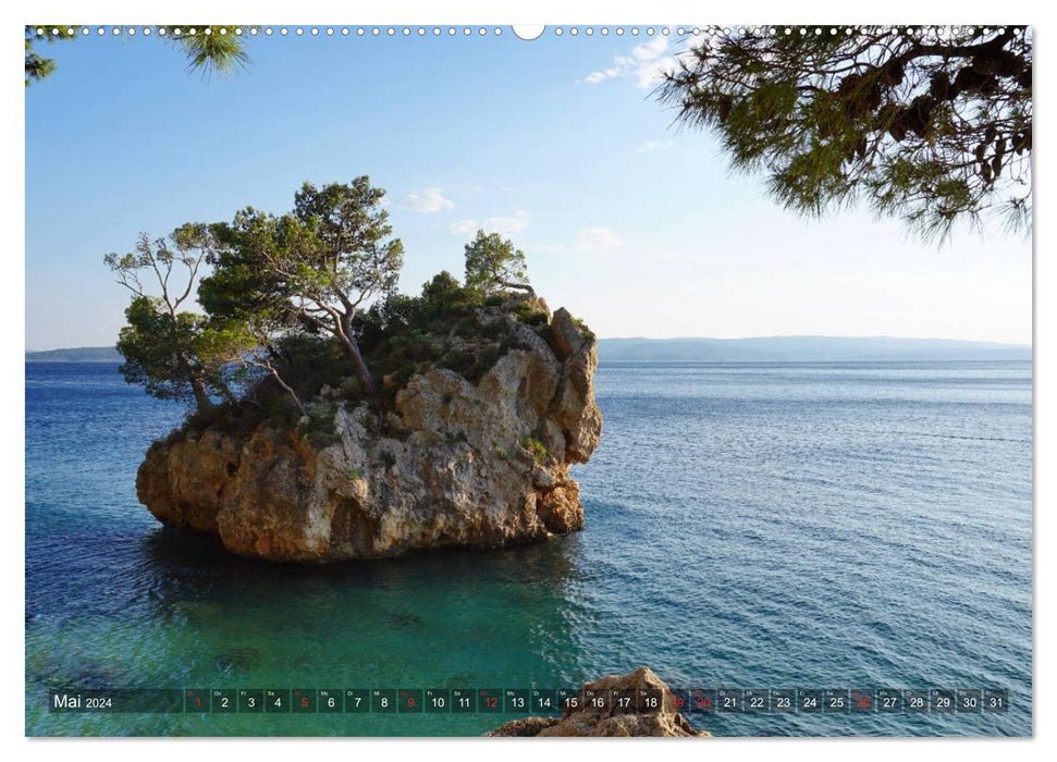 Kroatien - Landschaften am Mittelmeer (CALVENDO Premium Wandkalender 2024)