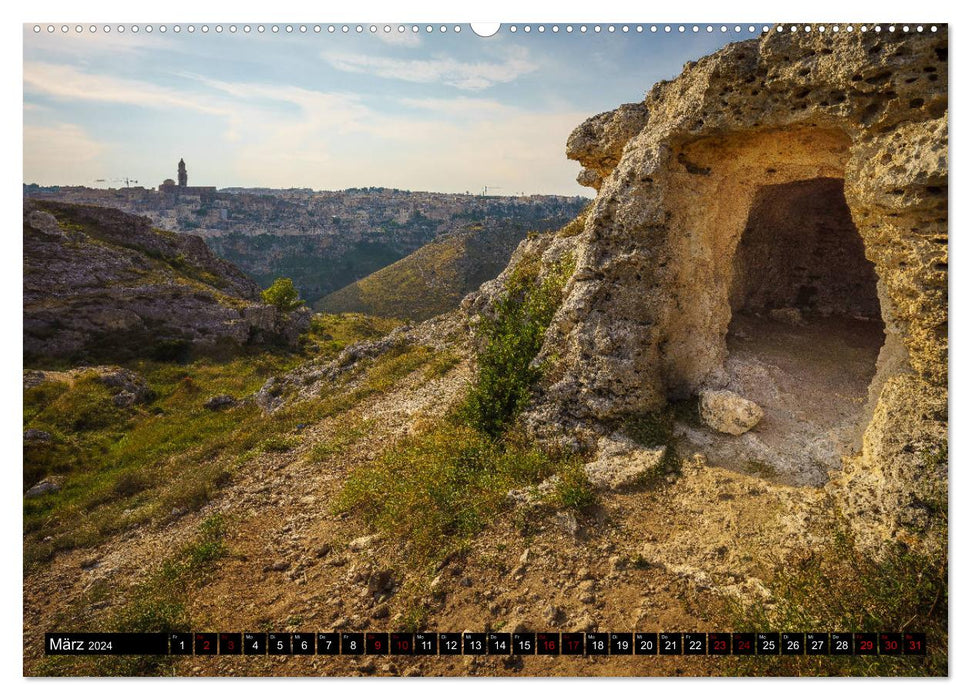 Matera – Reine des villes troglodytes (Calendrier mural CALVENDO 2024) 