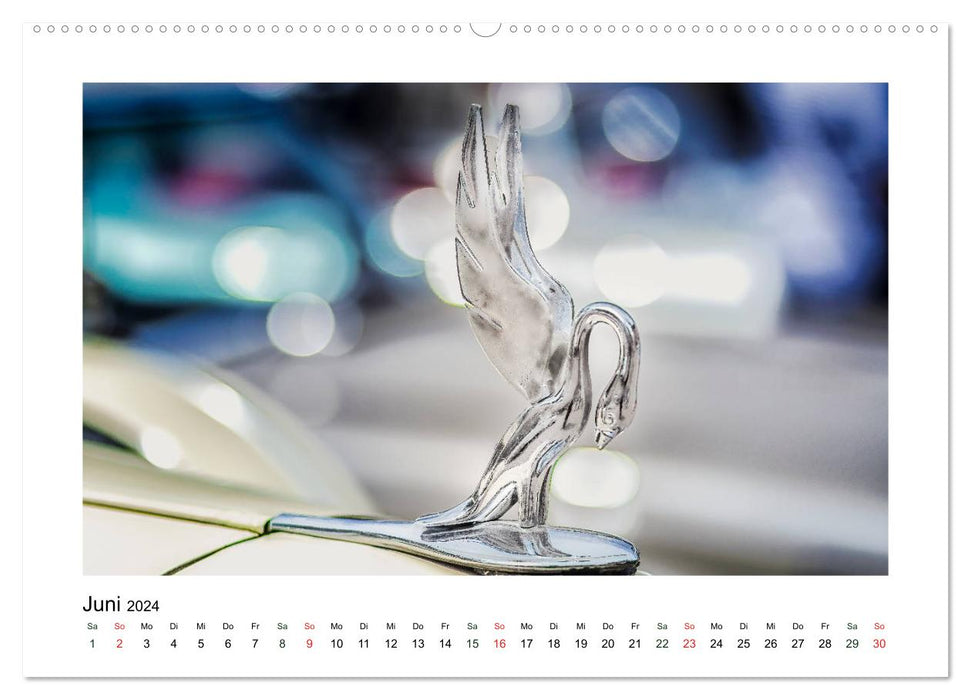 Oldtimer - edle Kühlerfiguren (CALVENDO Premium Wandkalender 2024