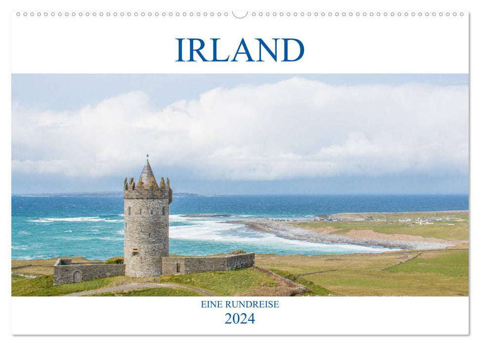 Irland - Eine Rundreise (CALVENDO Wandkalender 2024)