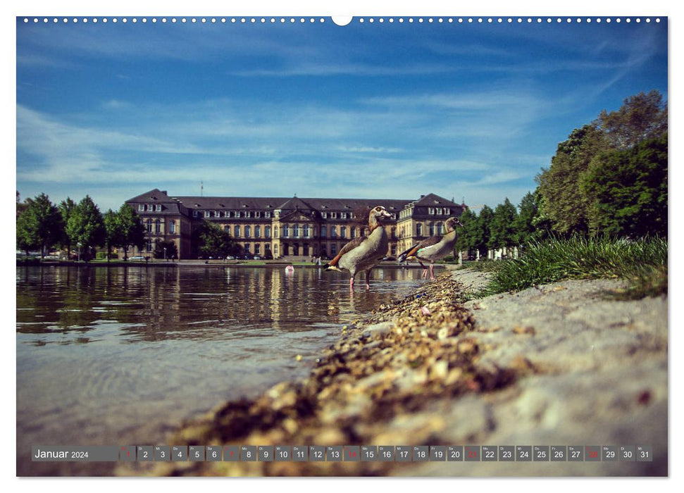 Stuttgart - Bilder einer Stadt 2024 (CALVENDO Premium Wandkalender 2024)