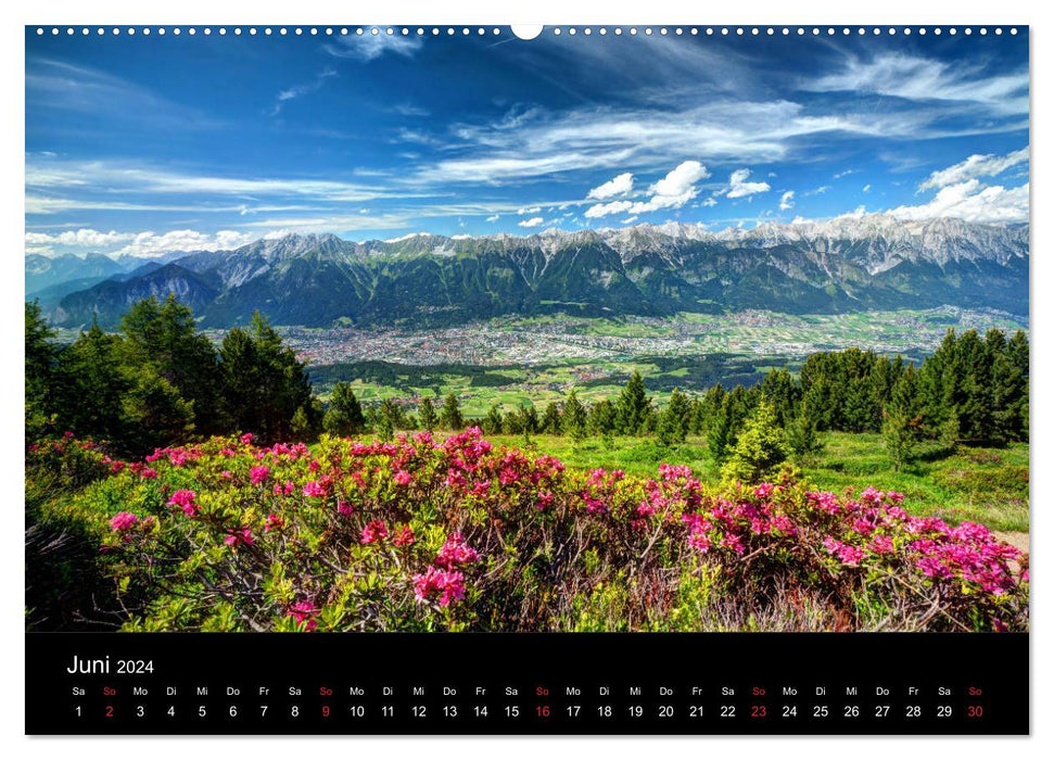 Innsbruck - Capital of the Alps (CALVENDO Premium Wandkalender 2024)