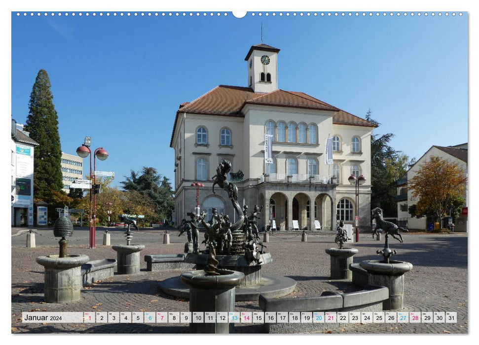 Sindelfingen – Vieille ville historique (Calvendo Premium Calendrier mural 2024) 