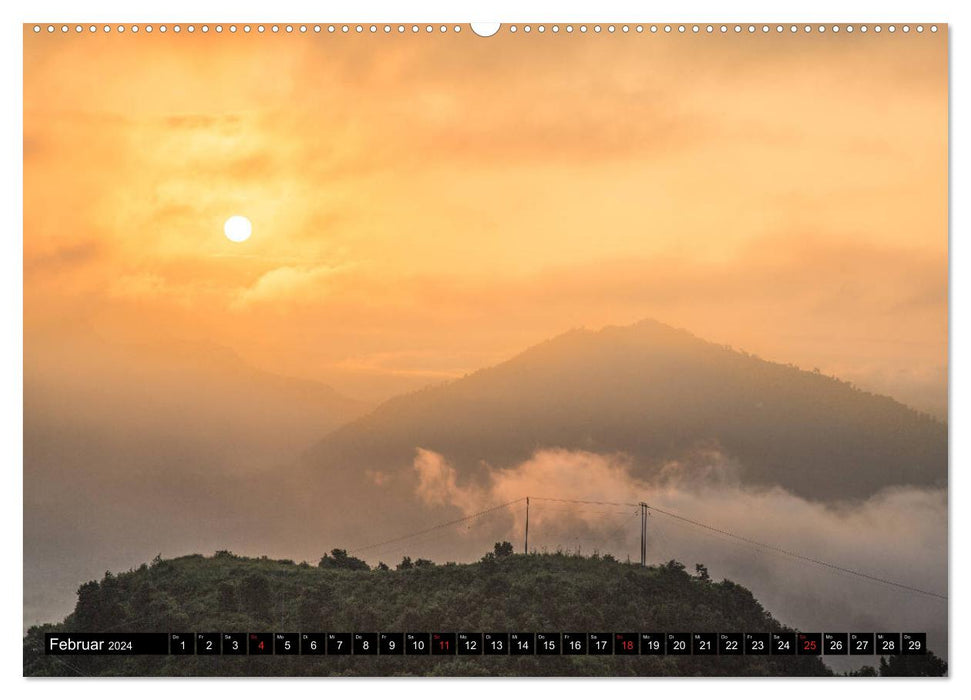 Lichtmomente - Eine Reise durch Nepal (CALVENDO Premium Wandkalender 2024)