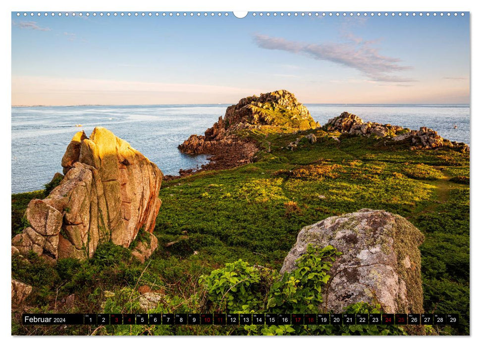 Normandie und Bretagne: Zwischen Leuchttürmen und felsigen Küsten (CALVENDO Premium Wandkalender 2024)