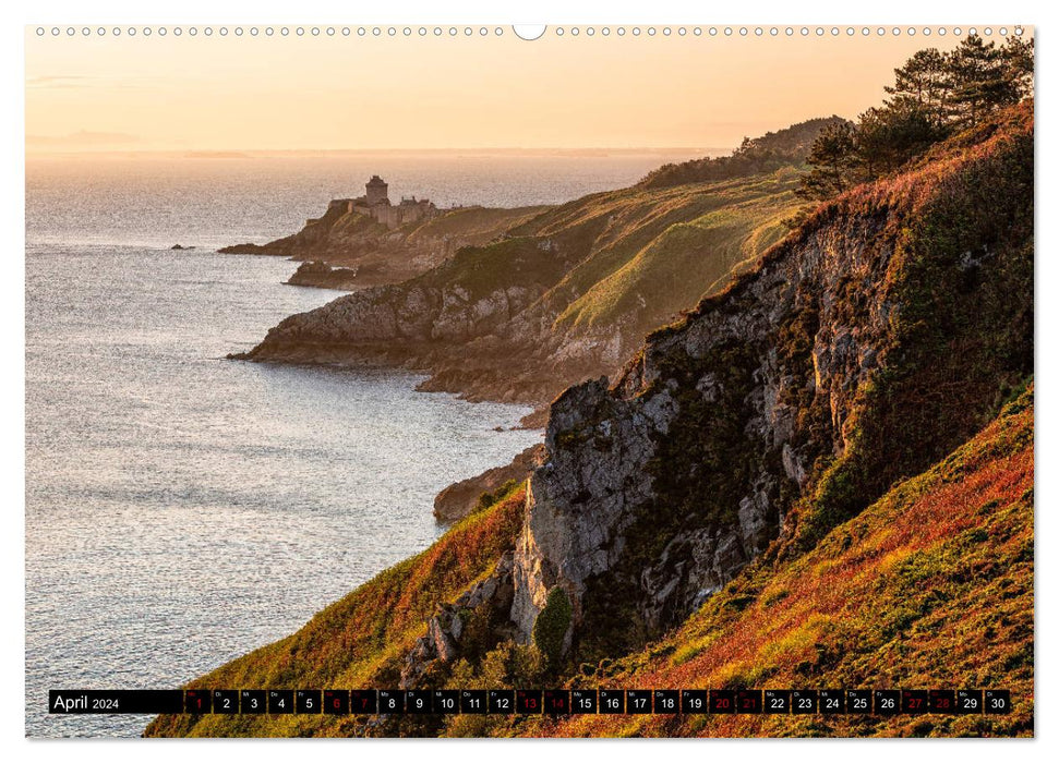 Normandie und Bretagne: Zwischen Leuchttürmen und felsigen Küsten (CALVENDO Premium Wandkalender 2024)