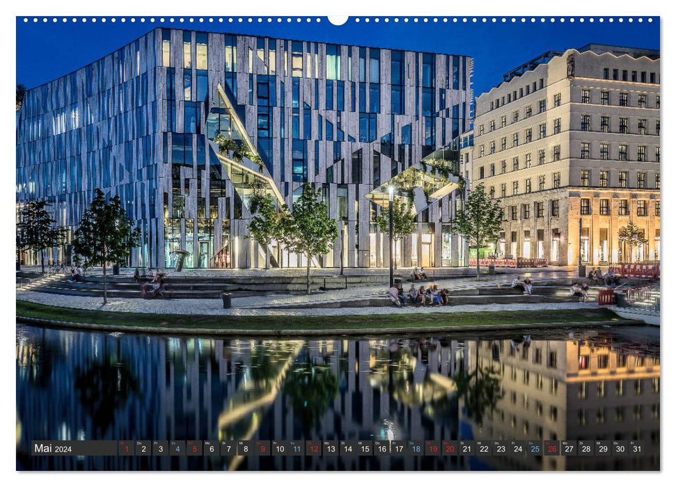 Düsseldorfer Nachtschicht (CALVENDO Premium Wandkalender 2024)