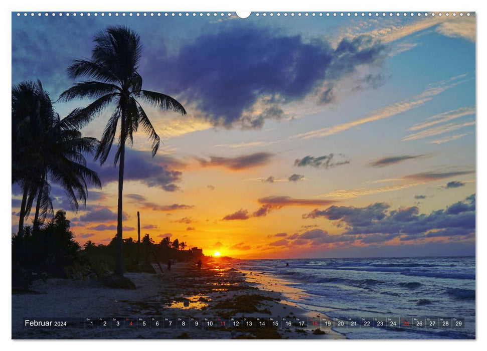 Die schönsten Sonnenuntergänge der Welt (CALVENDO Premium Wandkalender 2024)