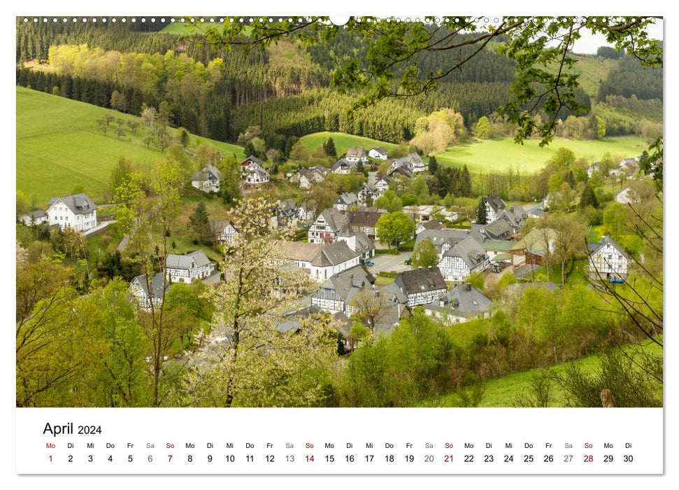 Wunderbares und wanderbares Westfeld-Ohlenbach (CALVENDO Wandkalender 2024)