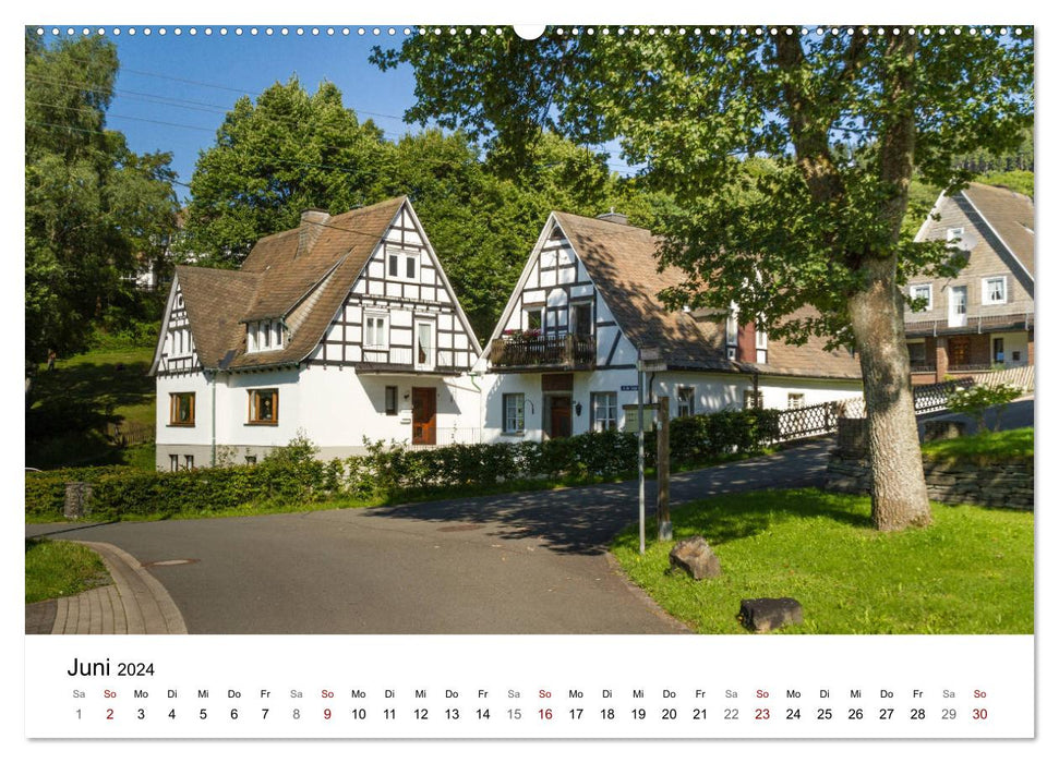 Wunderbares und wanderbares Westfeld-Ohlenbach (CALVENDO Wandkalender 2024)