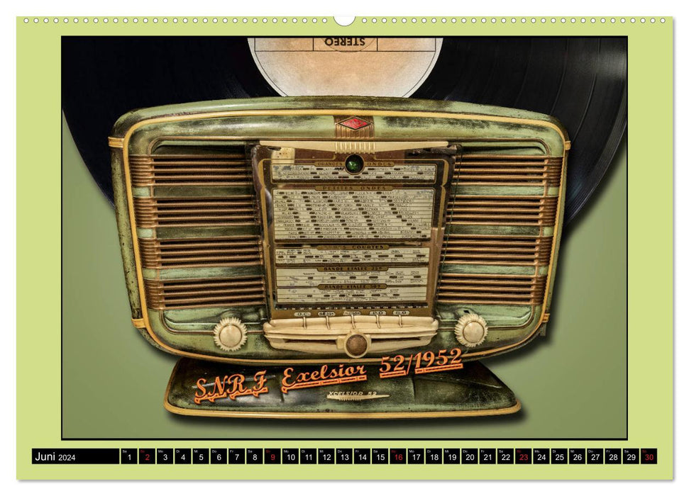 RADIO LEGENDEN (CALVENDO Premium Wandkalender 2024)
