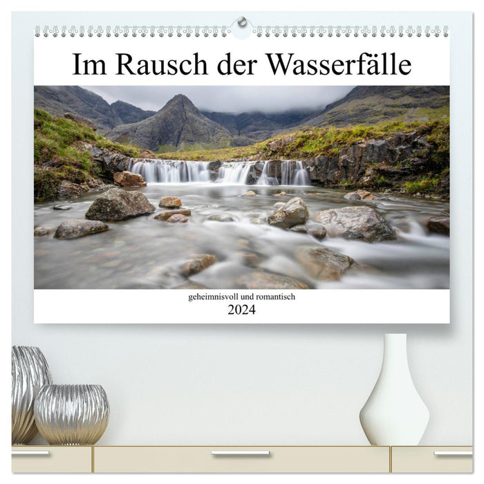 Im Rausch der Wasserfälle - geheimnisvoll und romantisch (CALVENDO Premium Wandkalender 2024)