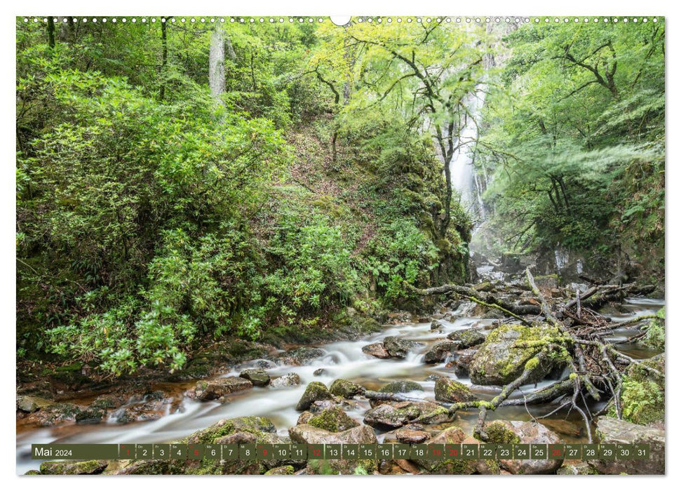 Im Rausch der Wasserfälle - geheimnisvoll und romantisch (CALVENDO Premium Wandkalender 2024)