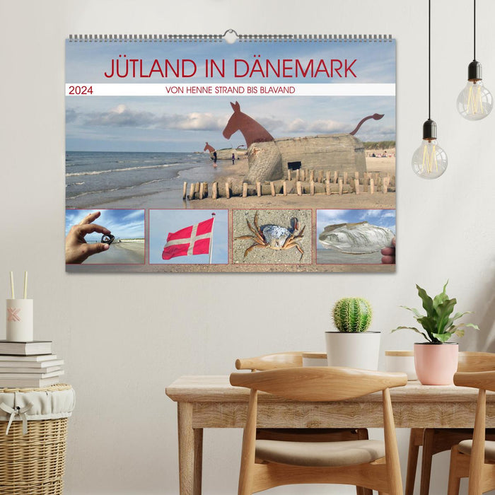 Jütland in Dänemark - Von Henne Strand bis Blavand (CALVENDO Wandkalender 2024)