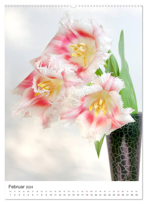 Verliebt in Blumen (CALVENDO Premium Wandkalender 2024)