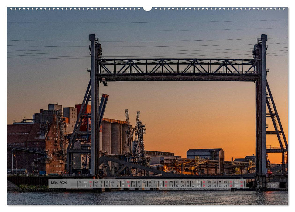 Auch das ist der Hamburger Hafen (CALVENDO Wandkalender 2024)