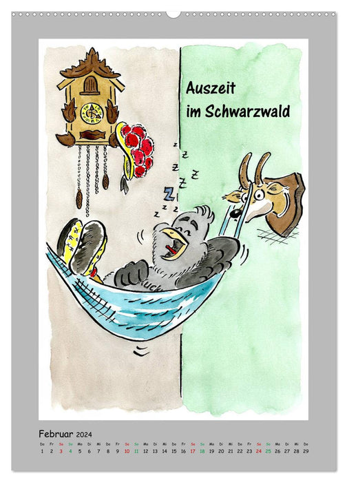 HarryKuckuck - Der Schwarzwald ruft (CALVENDO Premium Wandkalender 2024)