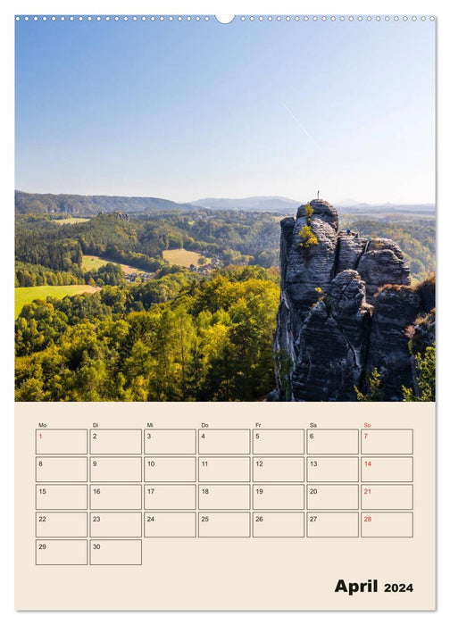 Zauberhafte Sächsische Schweiz (CALVENDO Wandkalender 2024)