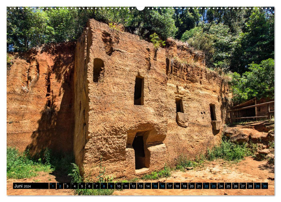 Die Etrusker – Hochkultur im antiken Italien (CALVENDO Premium Wandkalender 2024)