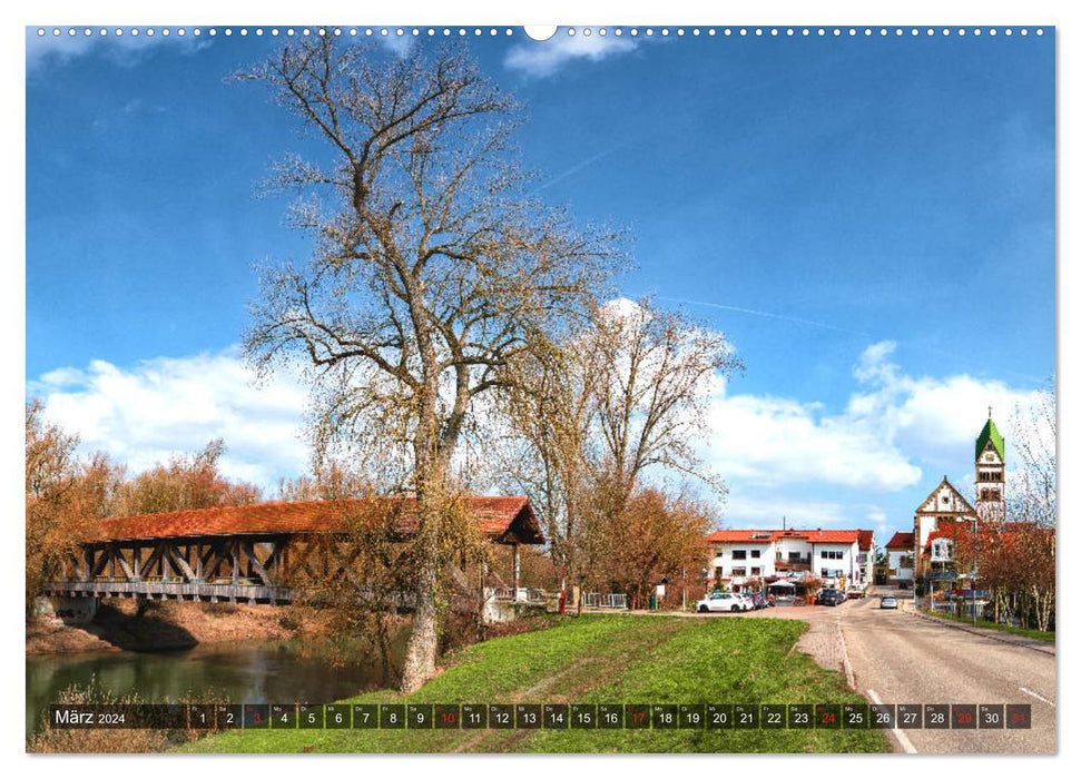Ketsch am Rhein (CALVENDO Premium Wandkalender 2024)