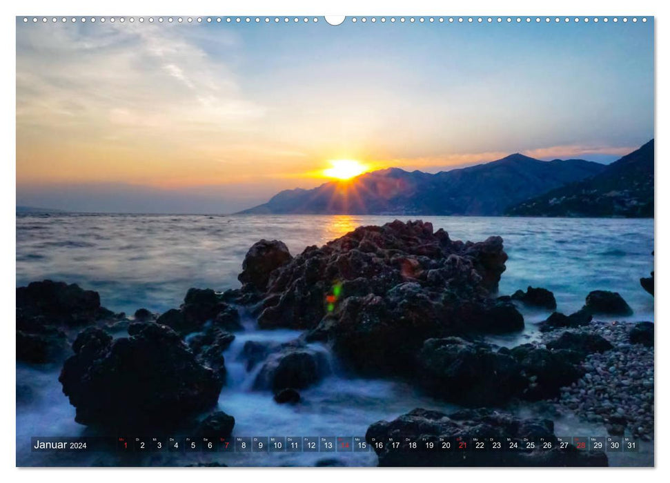 Die schönsten Sonnenuntergänge der Welt (CALVENDO Wandkalender 2024)