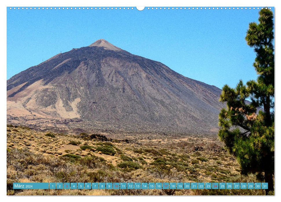 Der Pico del Teide - Michael Jaster (CALVENDO Premium Wandkalender 2024)