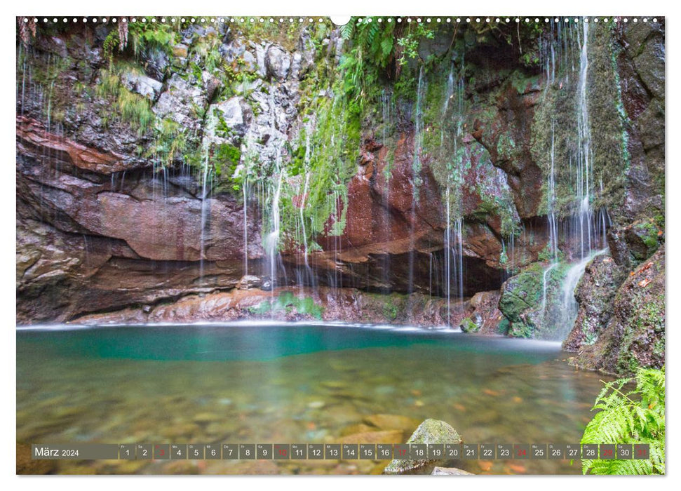 Dans le tourbillon des cascades - mystérieux et romantique (Calendrier mural CALVENDO 2024) 