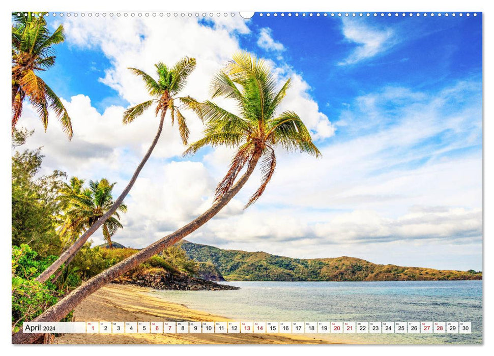 Summer Paradise Fidji (Calvendo Premium Calendrier mural 2024) 